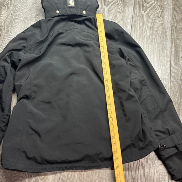 Carhartt Womens Storm Defender Relaxed Fit Heavyweight Jacket Small Black - Picture 7 of 9